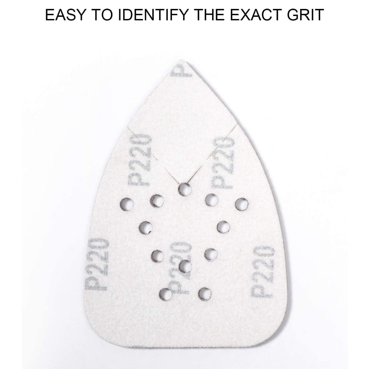 Mouse Sanding Disc Pack Grit Hook and Loop Abrsive Tools Metal Stainless Steel Sandpaper Assortment for Sander