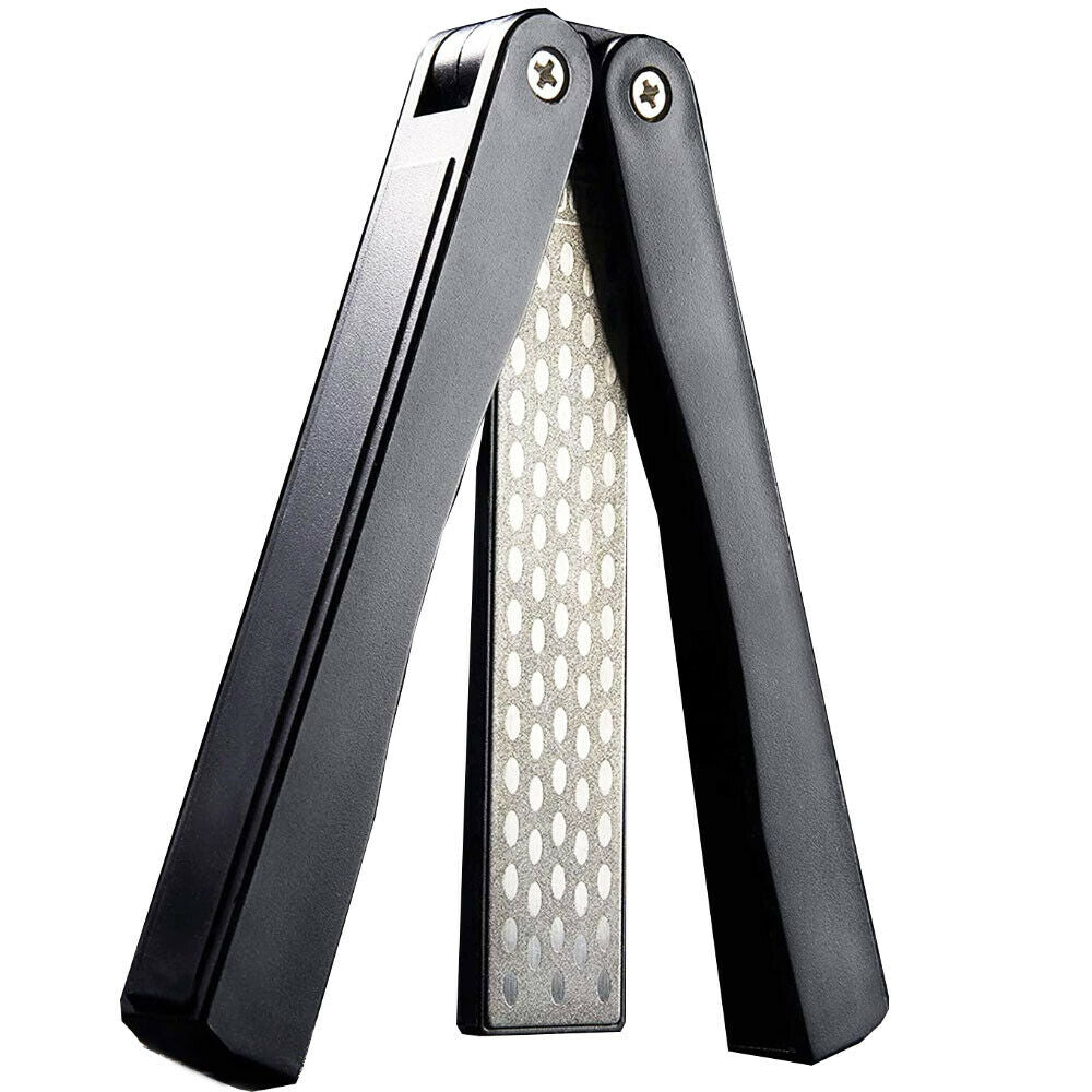 Portable Double-sided Fold Pocket Sharpener Diamond Knife