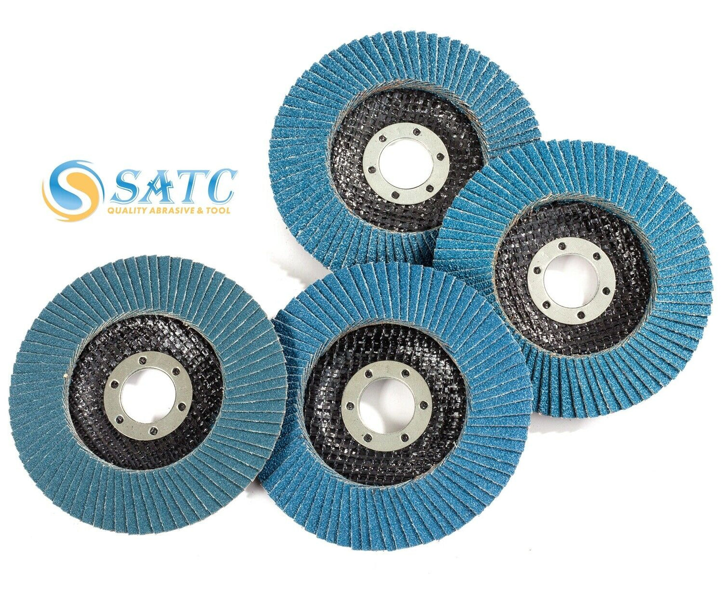 20x FLAP GRINDING SANDING DISCS 115mm 4.5" 40 60 80 120 GRIT ANGLE WHEEL