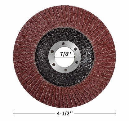 20 Stk Fächerscheiben INOX 115 mm Korn 40 60 80 Schleifscheiben Lamellenscheiben