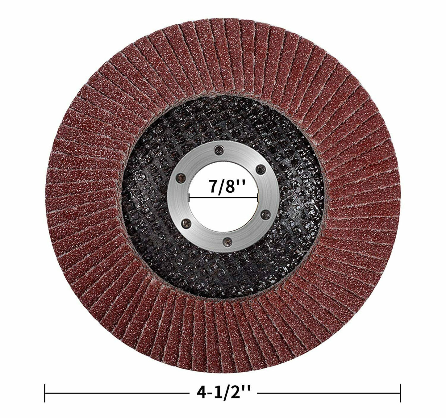 20x FLAP GRINDING SANDING DISCS 115mm 4.5" 40 60 80 120 GRIT ANGLE WHEEL