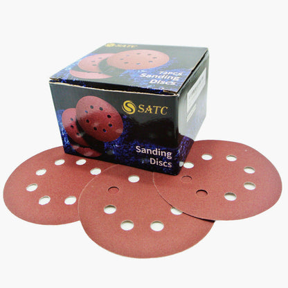 72X125MM SANDING DISC ORBITAL 5" SANDER PADS 40 -60-80-120-180-240-320 MIX GRIT