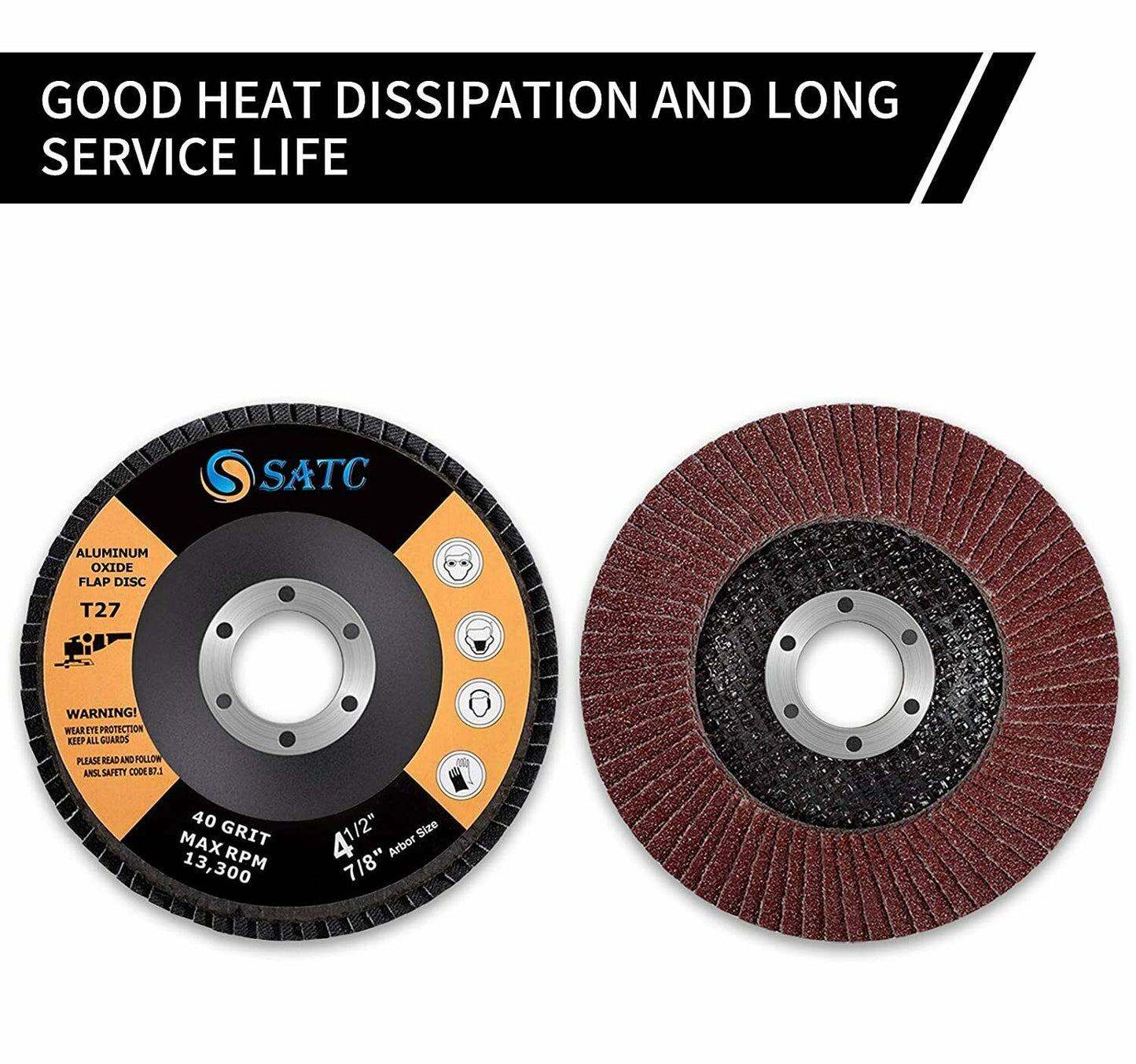 20x FLAP GRINDING SANDING DISCS 115mm 4.5" 40 60 80 120 GRIT ANGLE WHEEL