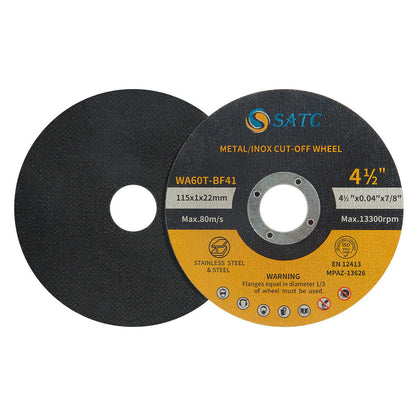 50X115MM METAL CUTTING BLADE DISC 4.5" STAINLESS STEEL ANGLE GRINDER THIN 1.2MM