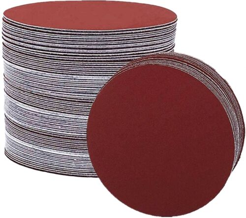 100x 150mm 6" Sanding Discs 80 120 Grit Random Orbital Sander Pads Sandpaper