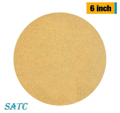 6" Sticky Back PSA Sandpaper 100 Roll 220 Grit Adhesive DA Sander Sanding Disc