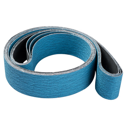 2x48" 120 Grit Metal Grinding Zirconia Sanding Belts Ywt Closed Cooling Coat 3PC