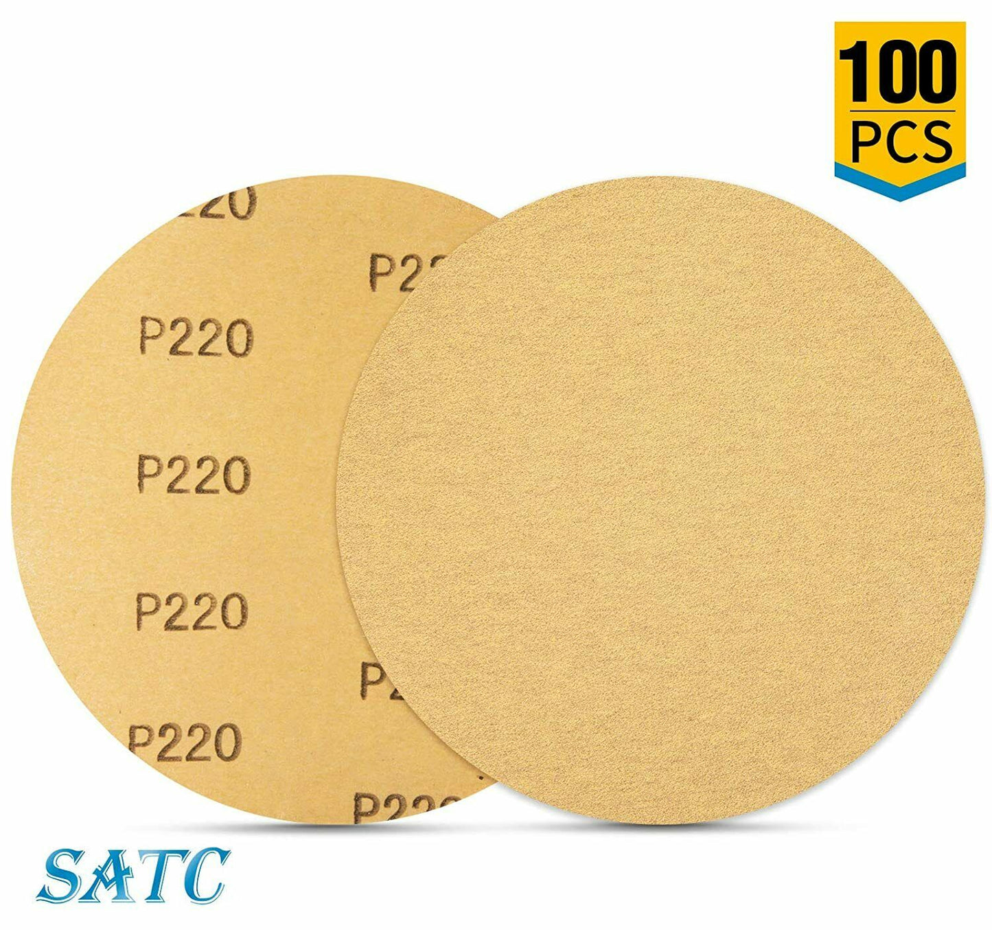 6" Sticky Back PSA Sandpaper 100 Roll 220 Grit Adhesive DA Sander Sanding Disc