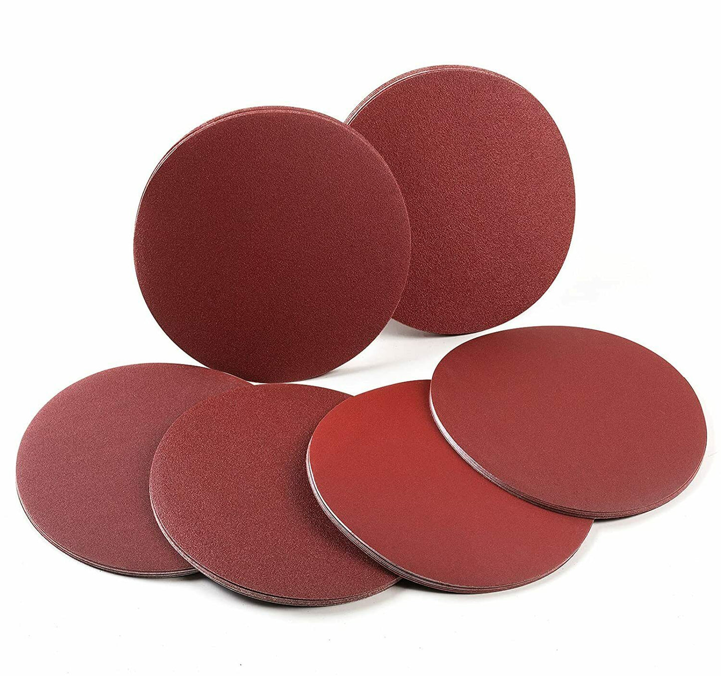 60PCS 8 in PSA Sticky Back Sanding Discs 80-400 Grit A/O Self Adhesive Sandpaper