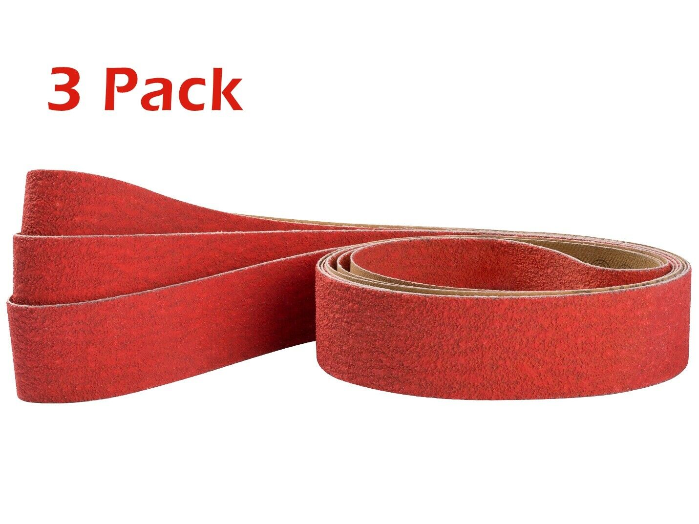 2x72in 60 Grit Metal Grinding Ceramic Sanding Belts Long Life High Performance