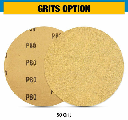 6" Sticky Back Sandpaper PSA 100 Roll 80 120 180 220 Grit Adhesive Sanding Disc