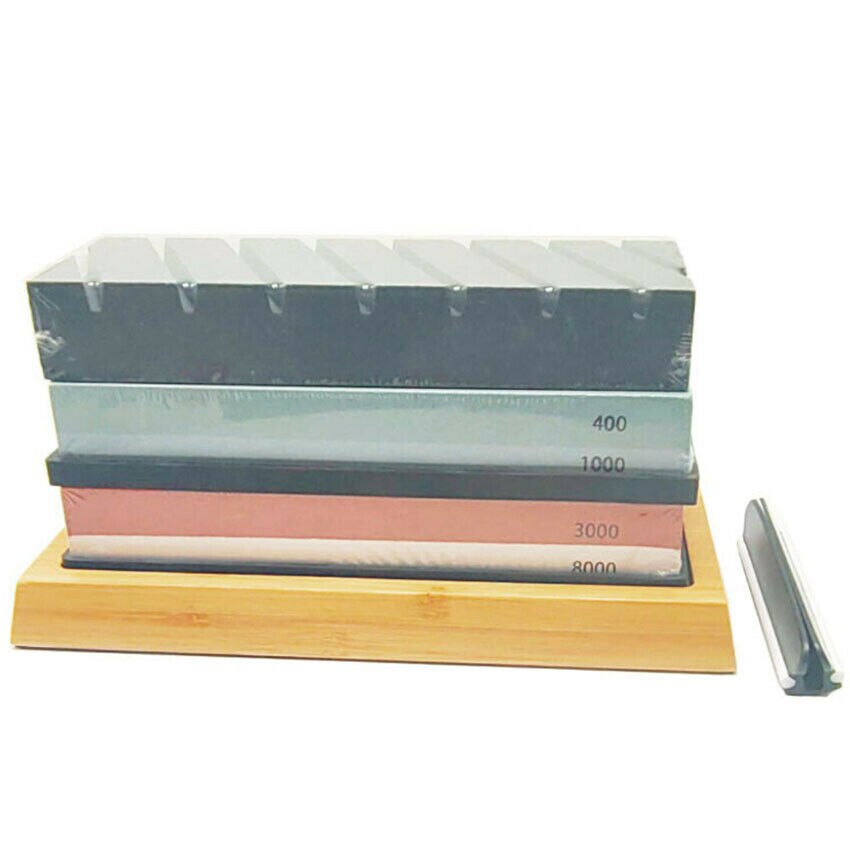 Knife Sharpener Whetstone Sharpening Stones - 400 1000 3000 Grit