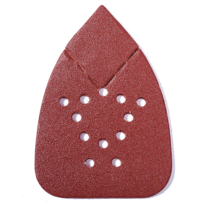 50PCS Mouse Sanding Pads 12 Holes Hook and Loop Detail Sander Sandpaper 120 Grit