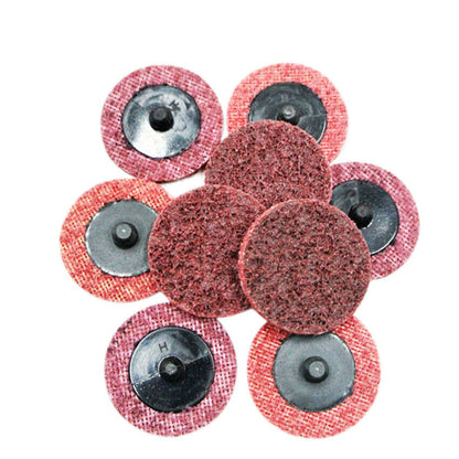 50PCS 2 inch R-Type Roll Lock Sanding Discs Medium Grit Die Grinder Roloc Discs