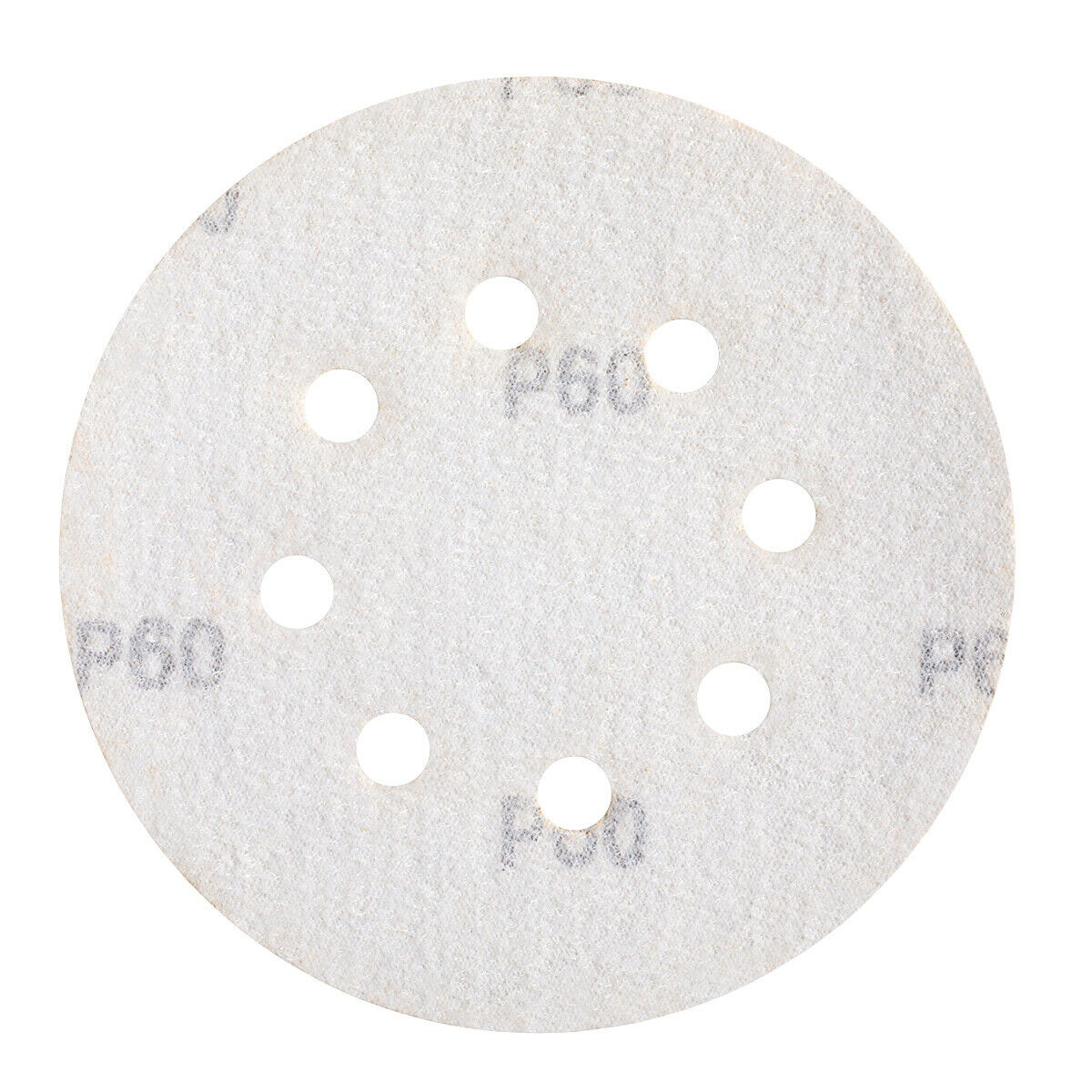 50PCS 5inch Sanding Discs Hook and Loop 8 Holes 60 Grit Gold Sander Sandpaper