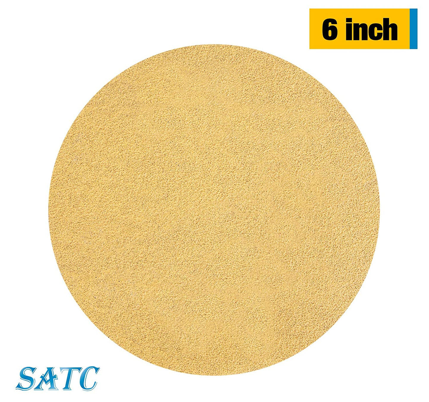 Sanding Disc Sandpaper 6" 100 Roll PSA Sticky Back 80 Grit Round With Adhesive Back Premium Aluminum Oxide Grain 80 Grit