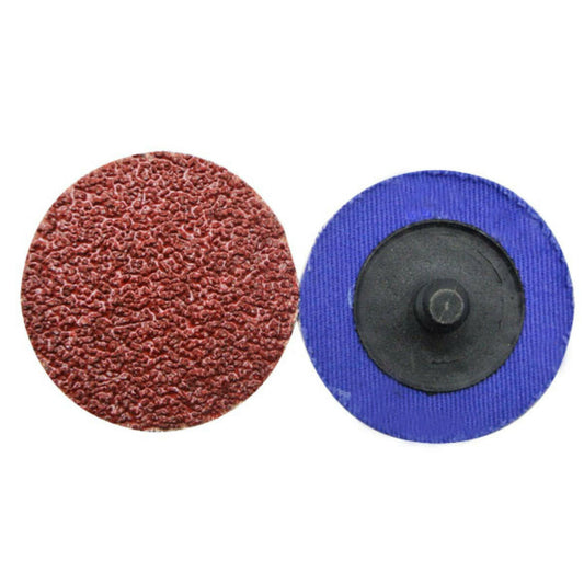 25PCS 3Inch 24Grit Roloc Sanding Disc R Type Roll Lock Quick Change Sanding Disc