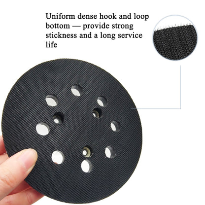 STAC 5 Inch 8 Hole Orbital Sander Backing Pads Hook and Loop Replacement Sander Pad