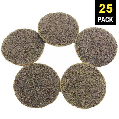 25PCS 3 Inch Roloc Sanding Discs Coarse Grit R-Type Surface Conditioning Discs