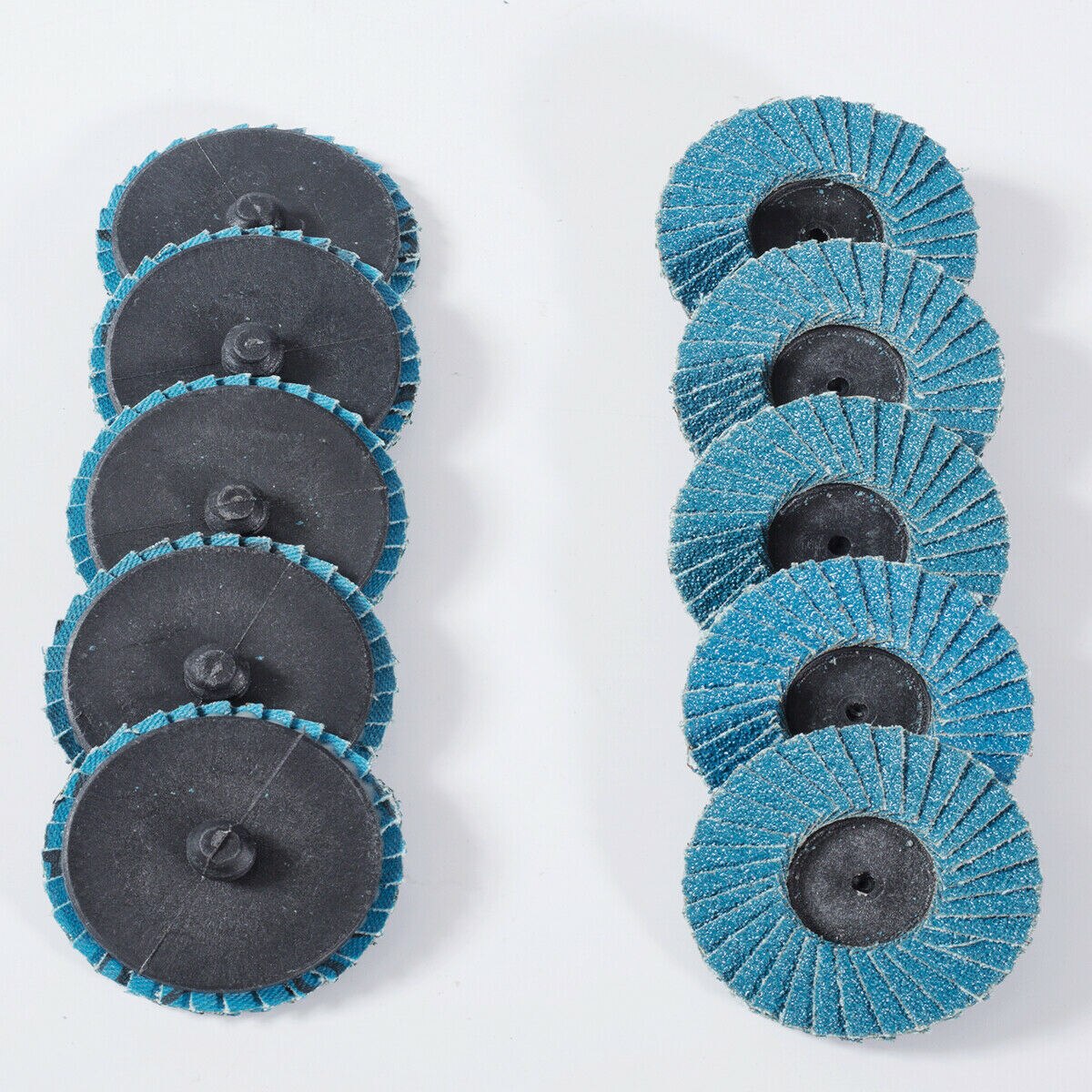 10PCS 2 Inch 40 Grit Roloc Flap Discs Zirconia Alumina Roll Lock Sanding Discs