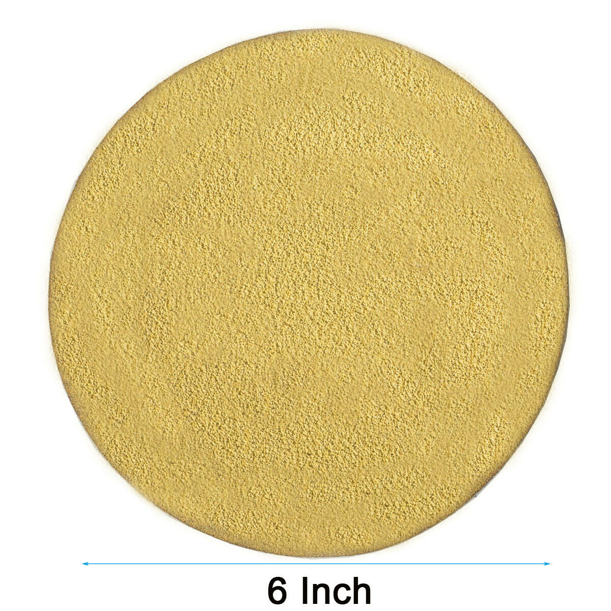 25PCS 6 Inch Gold Sanding Discs Hook and Loop No Hole 40 Grit Sander Sandpaper