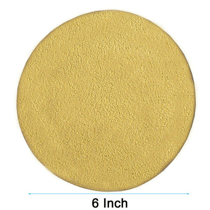 25PCS 6 Inch Gold Sanding Discs Hook and Loop No Hole 40 Grit Sander Sandpaper