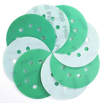 50PCS 5in Wet Dry Sanding Discs Random Orbital Sandpaper Grit 1200 Automotive