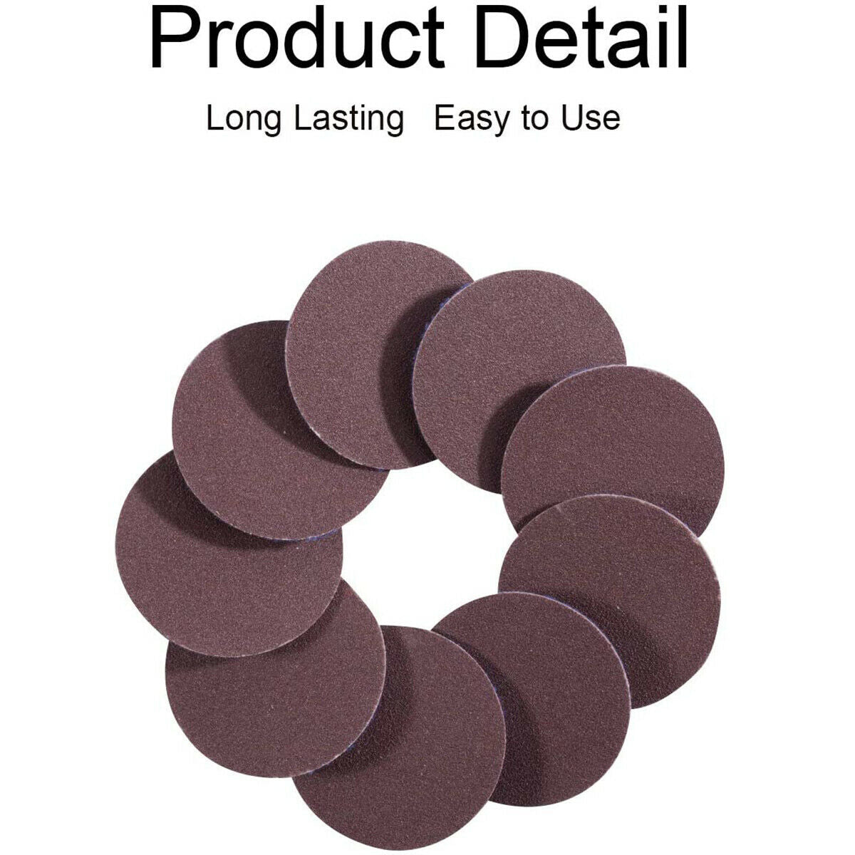 25Pcs 3Inch 180Grit Roloc Disc Alumina Oxide Rust Pain Quick Change Sanding Disc