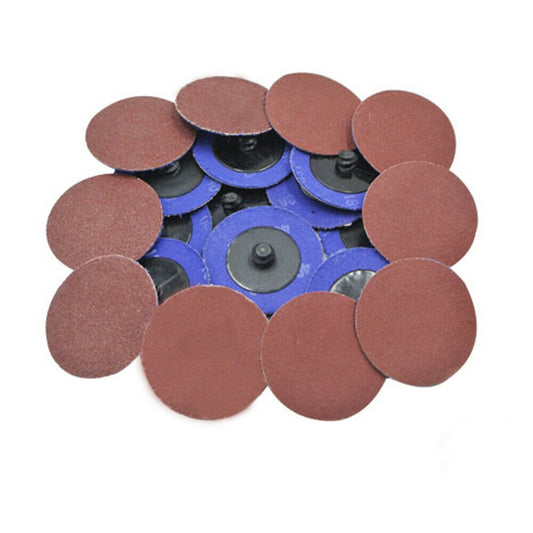 25Pcs 3Inch 180Grit Roloc Disc Alumina Oxide Rust Pain Quick Change Sanding Disc