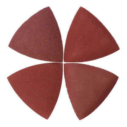 55 PCS Triangle Sanding Pads 3-1/8" Hook and Loop Sandpaper Assorted Grits