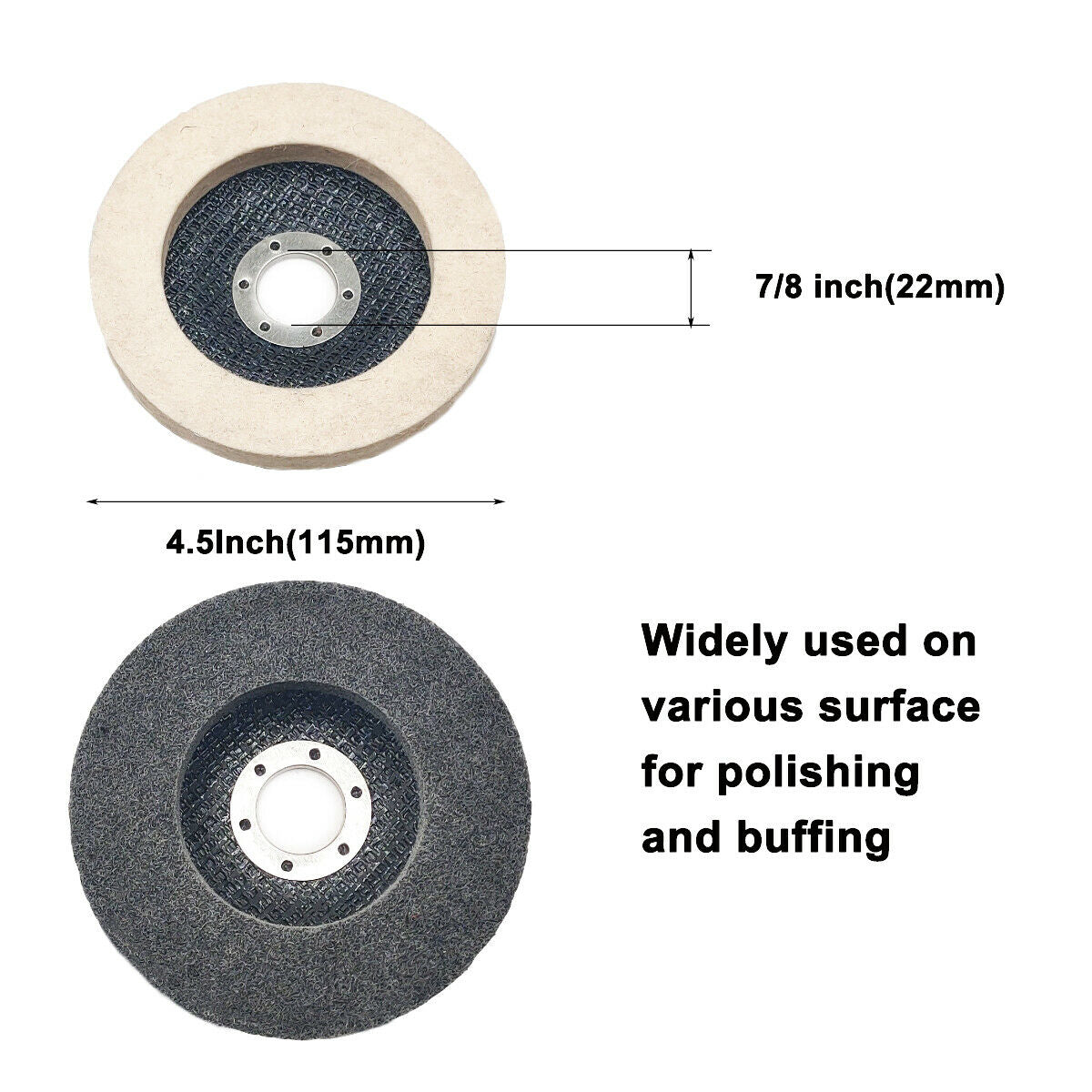 11Pack 4.5Inch Sanding Flap Discs Polishing Grinding Wheel Set for Angle Grinder