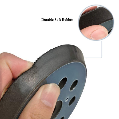 2 Pieces 5 Inch 8 Hole Replacement Sander Pad Sander Hook and Loop Replacement Sanding Pad