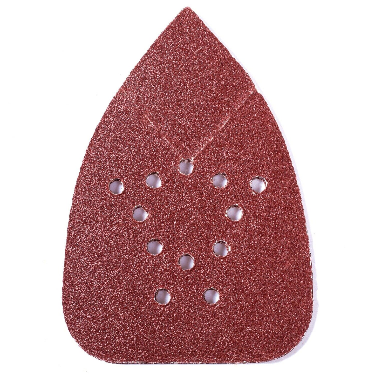 50PCS Mouse Sanding Pads 12 Holes Hook and Loop Detail Sander Sandpaper 80 Grit