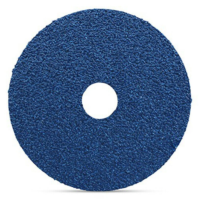 25 Pack Zirconia Resin Fiber Discs 24 Grit 4.5"x 7/8" Grinding and Sanding Disc