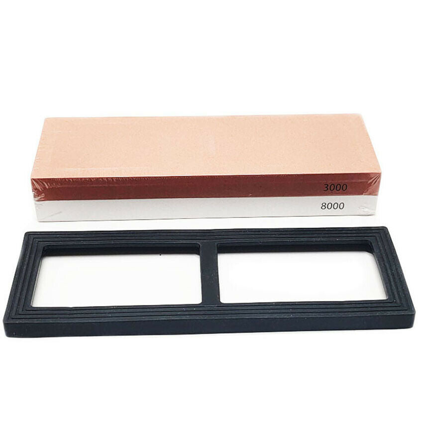 Premium Knife Sharpening Stone Whetstone Set 3000/8000 Grit Knife Sharpener