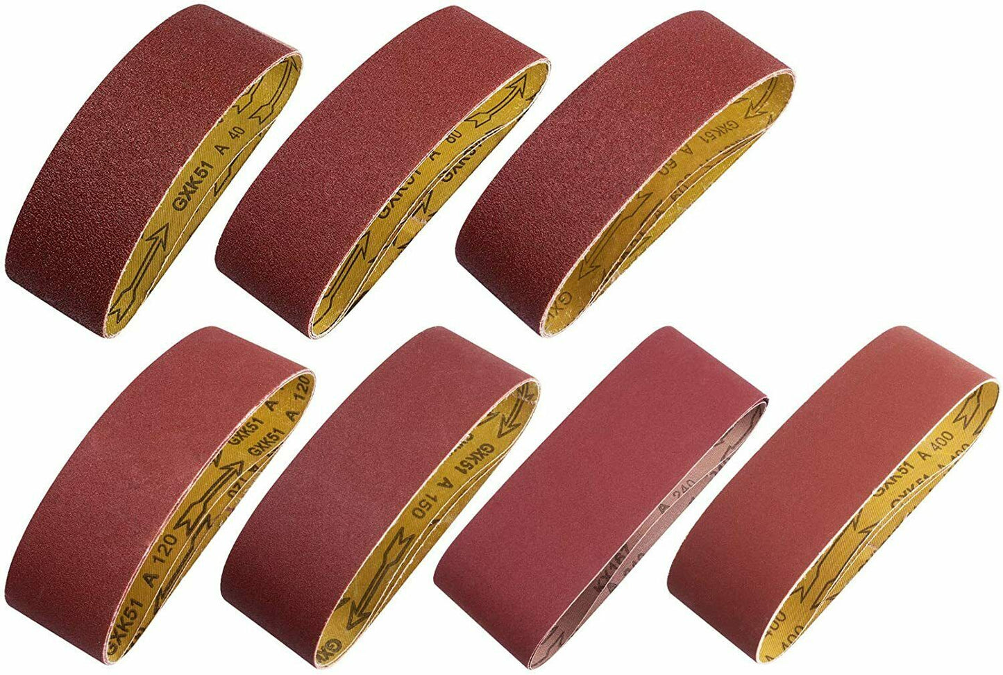 3x18 Inch Belt Sander Sanding Belts 20PCS Aluminum Oxide Belt Sandpaper Assorted