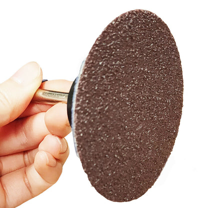 25 Pcs 3 Inch 80 Grit Roloc Disc Aluminum Oxide Die Grinder Quick Change Discs